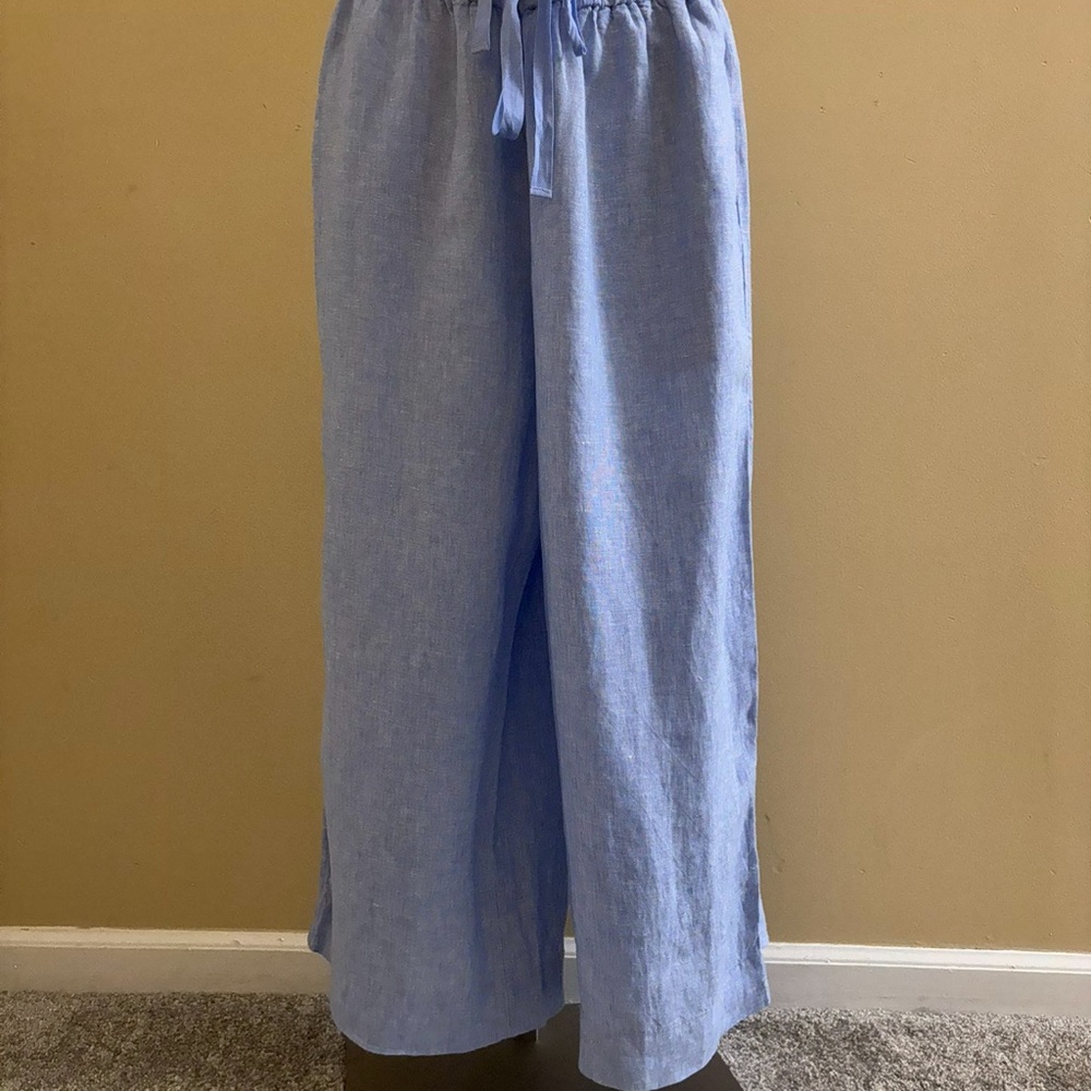 J. Crew Light Blue Wide Leg Pants